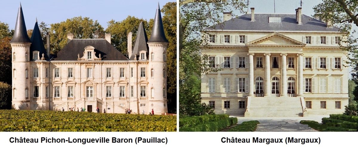 Château - Château Pichon-Longueville Baron und Château Margaux
