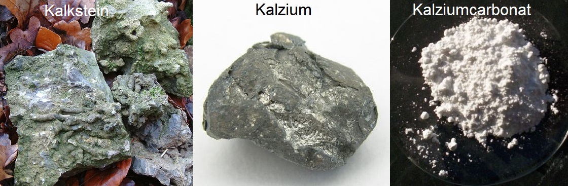 Kalzium - Kalkstein, Kalzium, Kalziumcarbonat