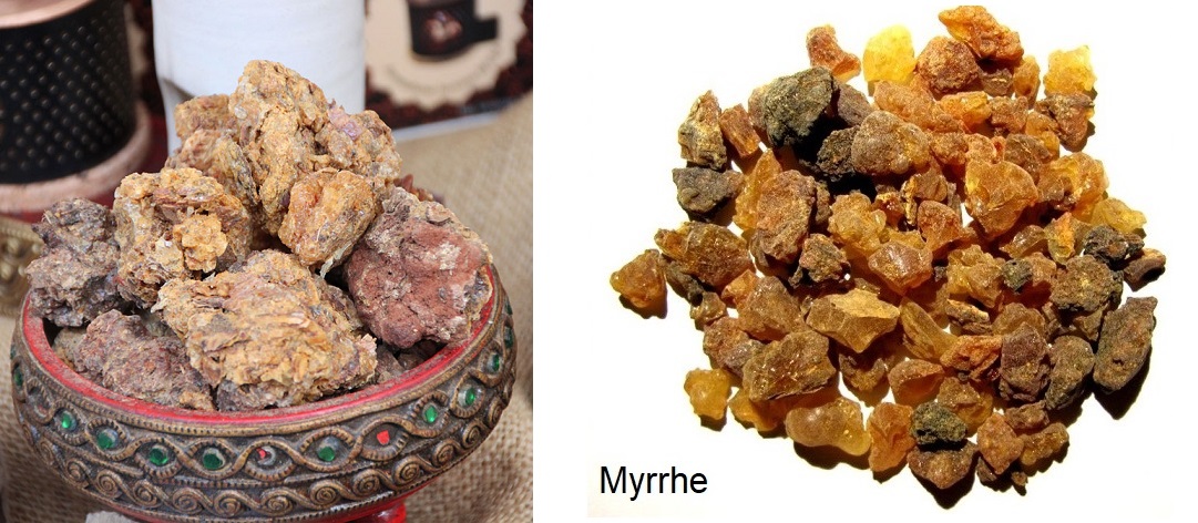 Myrrhe - Schale mit Myrrhe, Myrrhe