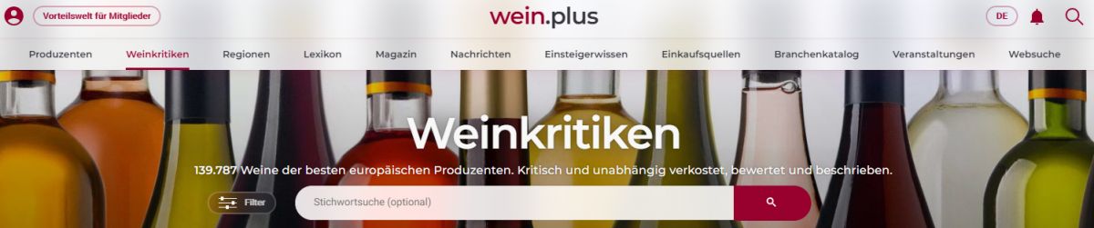 Weinführer - Weinkritiken